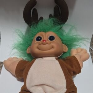 Vintage Troll Doll Reindeer